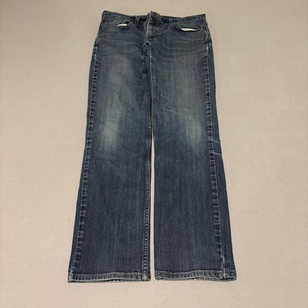 Levis 511 Mens Slim Fit Blue Jeans‎ 34x34 Dark Wash Denim Streetwear Casual